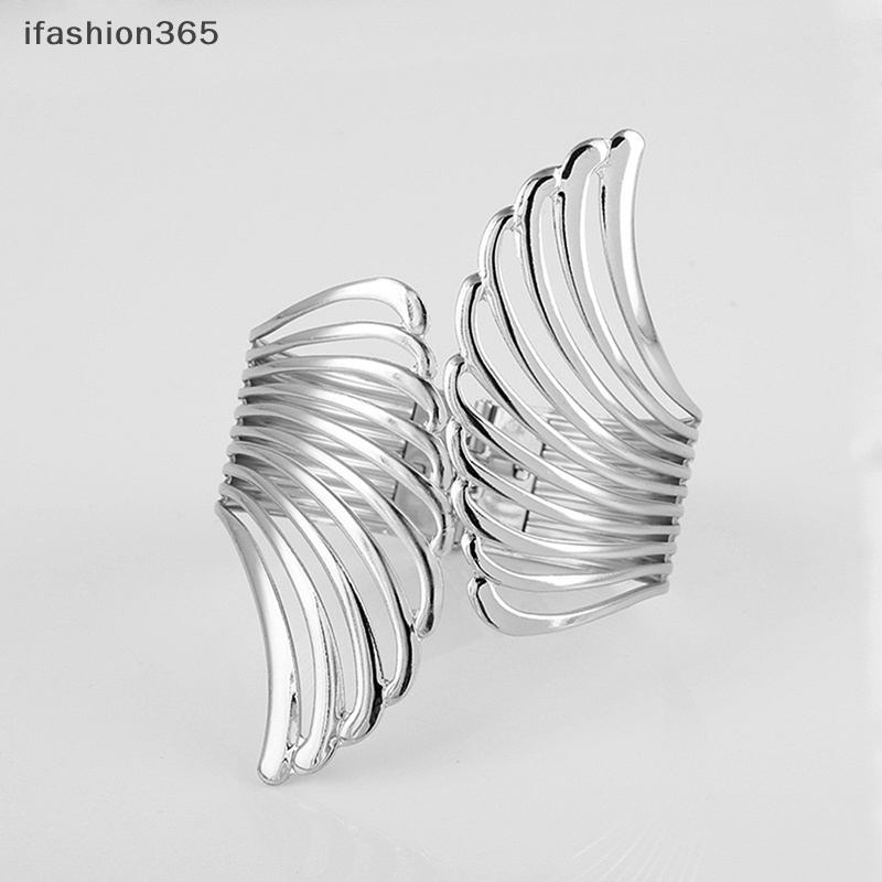 Dây Kẹp Rèm Cửa Bằng Kim Loại Họa Tiết Đôi Cánh Màu Vàng Thời Trang ifashion365