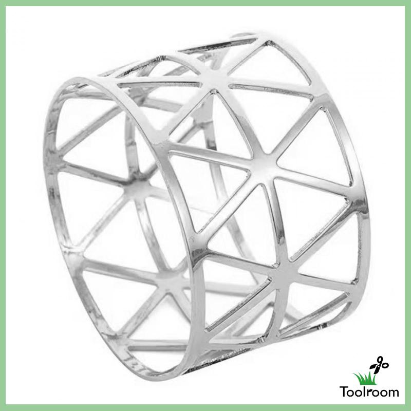 Set 6 Vòng Giữ Khăn Ăn Trang Trí Thời Trang Cho Tiệc Cưới