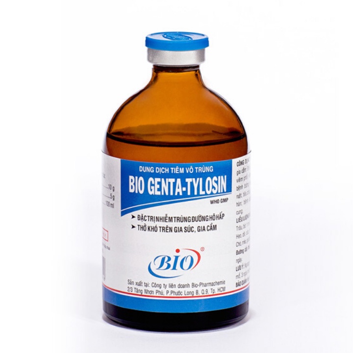 Gà đá Bio Genta Tylosin  cho gà đá khẹt, khò khè
