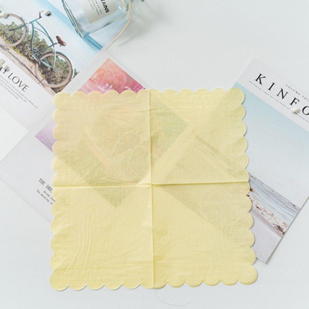 PINEVN Bộ 120 Khăn Ăn Bằng Giấy Dày Ba Lớp 10 "x10" Dùng Một Lần Cho Tiệc Cưới