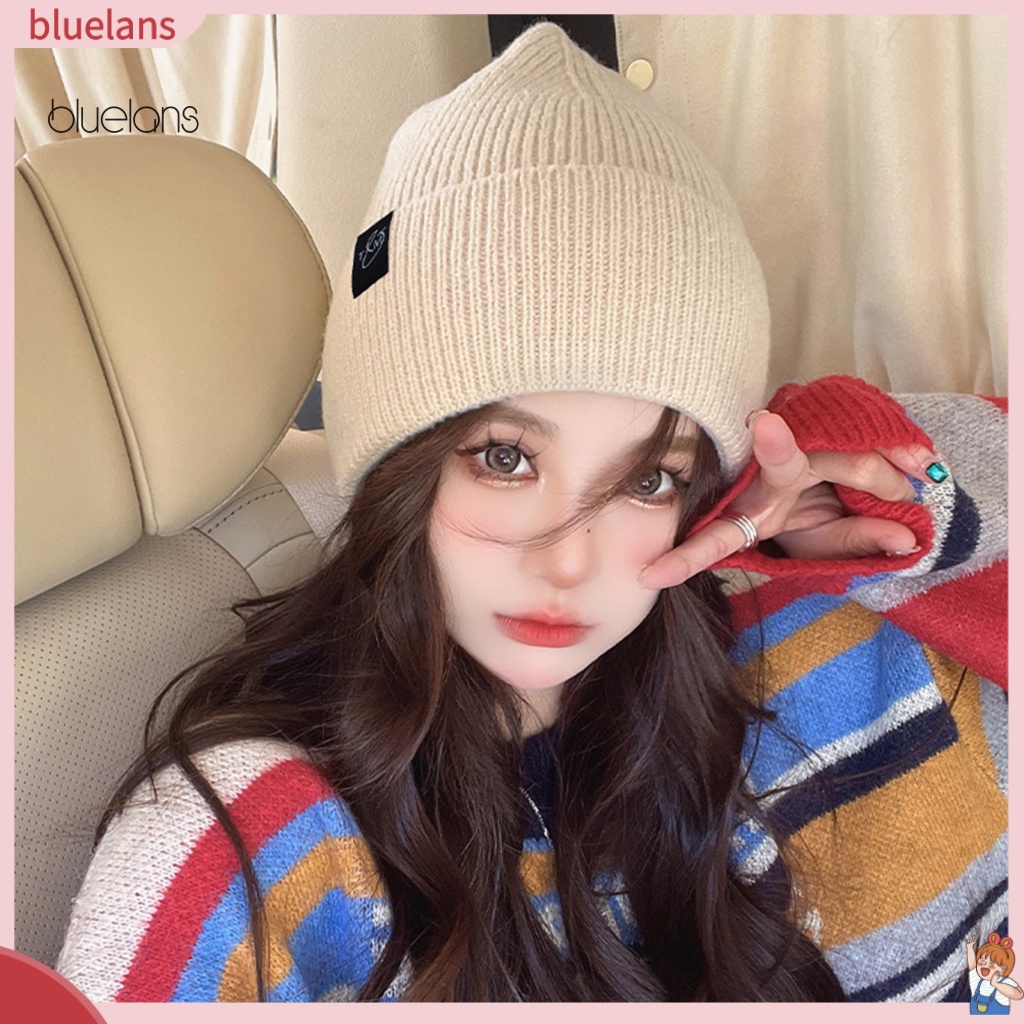 Mũ beanie Trùm Đầu Màu Sắc Thời Trang Thu Đông Cho Nữ