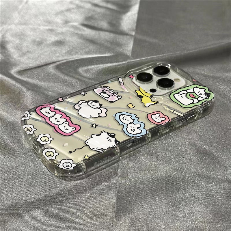 Ốp Điện Thoại Mềm Trong Suốt Họa Tiết Hoa Nhỏ Xinh Xắn Cho Iphone 1312sins 7xr11 / 8iPhone14promax