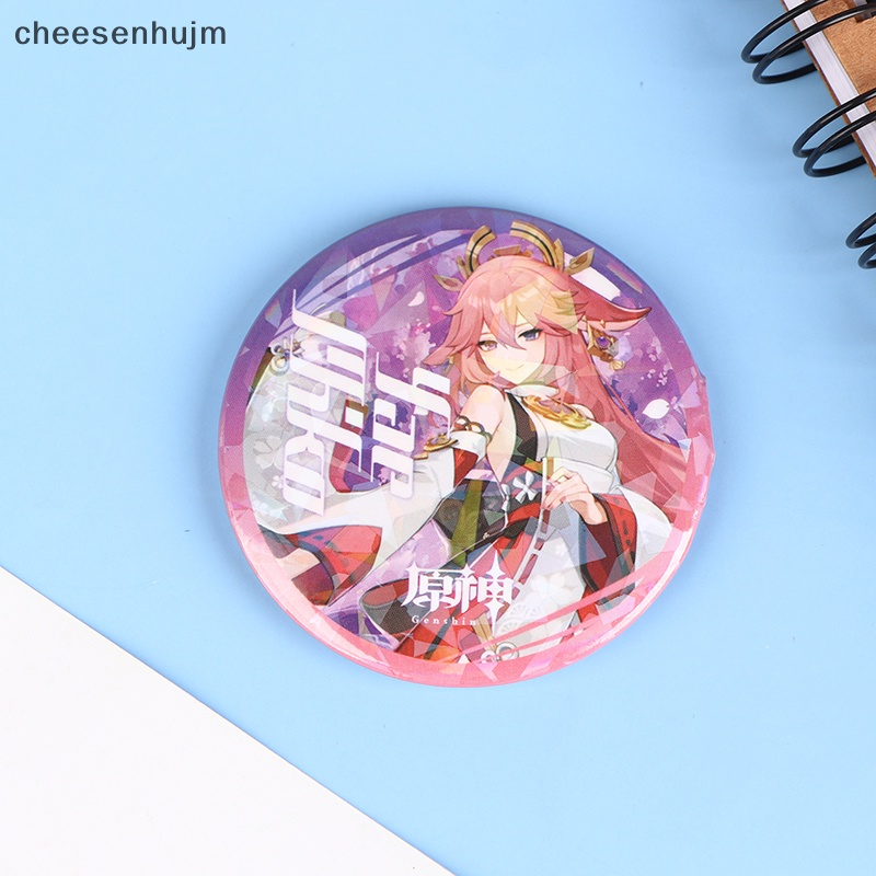 Huy Hiệu Cài Áo Hóa Trang Nhân Vật Anime ZHONGLI KAZUHA HUTAO KLEE NAHIDA XIAO DILUC