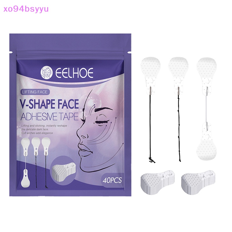 Set 40 Miếng Dán Làm Thon Gọn Mặt Tạo Cằm Chữ V Vô Hình Xo94Bsyu