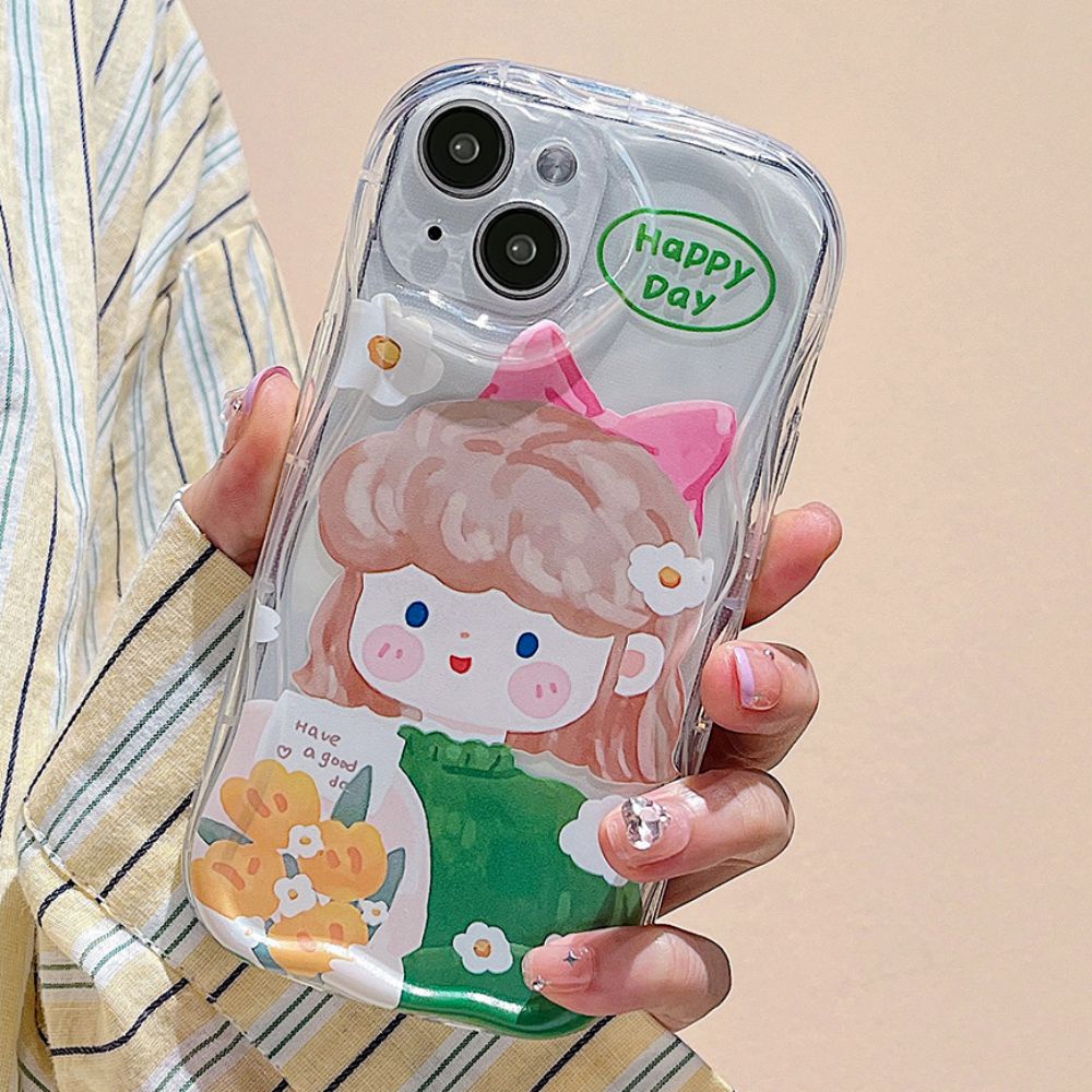 Ốp Điện Thoại TPU Mềm Trong Suốt Chống Sốc In Họa Tiết Graffiti Dễ Thương Dành Cho IPhone 11 12 13 14 Pro Max