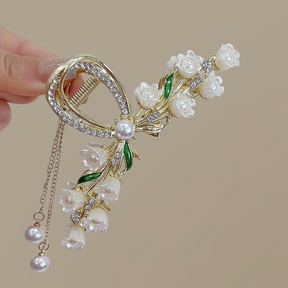 1 Kẹp Tóc Kim Loại Hình Cá Mập Đính Đá Phong Cách Vintage