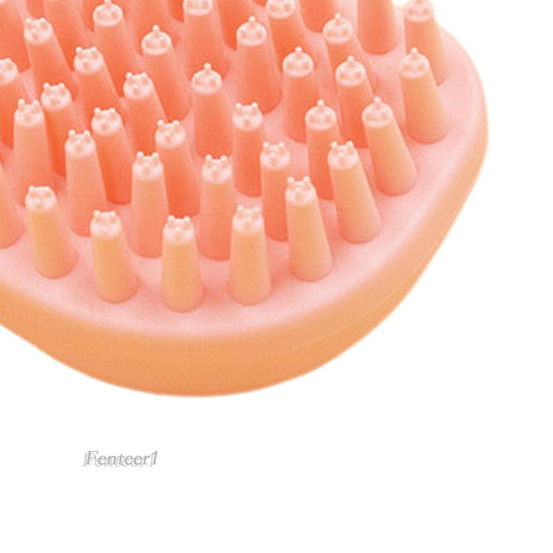 1 Bàn Chải Massage Tắm Cho Thú Cưng Màu Trắng