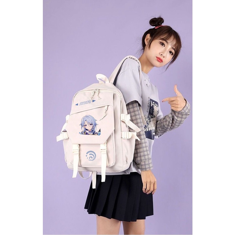 Truyện tranh Genshin Impact cặp Nahida xung quanh cặp sách trò chơi một cái gì đó lớn học sinh lớp 3 đến 6 nam và nữ ChuGaoZhong thì đau