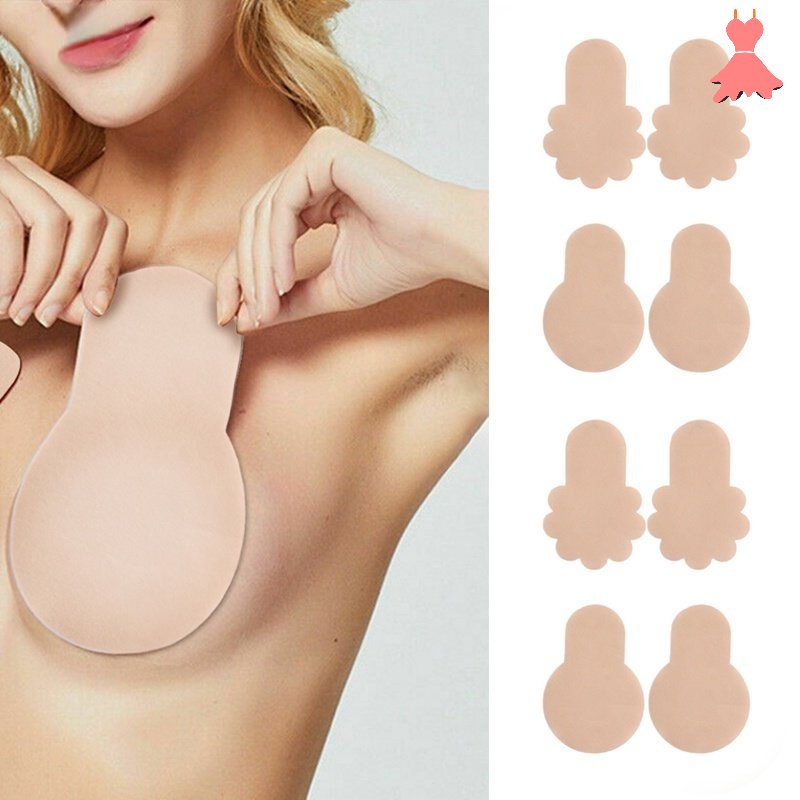 Miếng Dán Ngực Bằng Vải Không Dệt Tự Dính Thoáng Khí Dùng Một Lần Cho Nữ