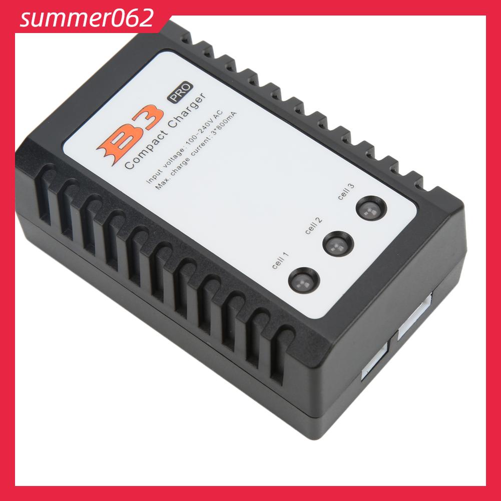 Summer062 Pin Lithium 7.4V 11.1V 2S 3S Bộ Chuyển Đổi Nguồn Sạc Đơn Giản Cho IMAX B3 Phích Cắm US 110‑240V