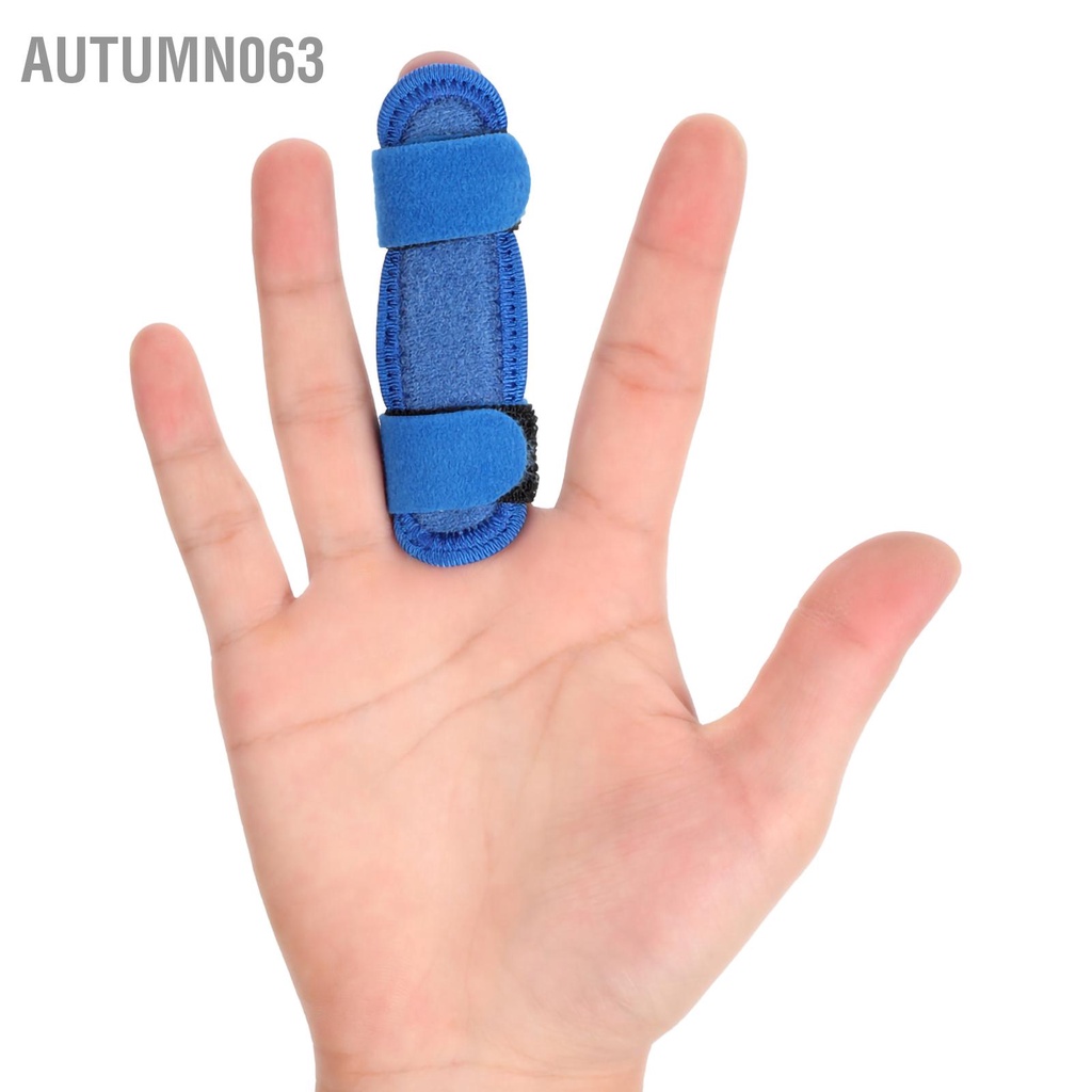 Autumn063 Bảo vệ ngón tay màu xanh Nẹp kích hoạt mới với Bộ chỉnh sửa bằng thép