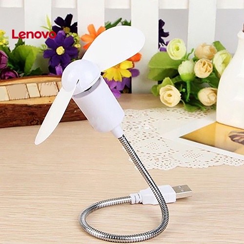 Quạt làm mát USB LENOVO sunflower mini dễ thương linh hoạt cho máy tính/ laptop