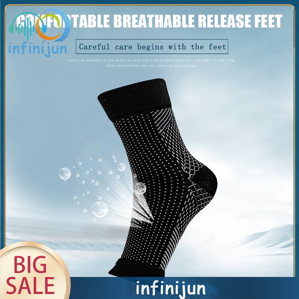 Tất Nén Bảo Vệ Mắt Cá Chân Chống Mệt Mỏi Tiện Dụng Cho Nam Và Nữ