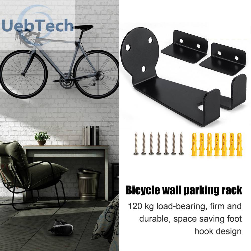 Giá Đỡ Bàn Đạp Xe Đạp Gắn Tường Kèm Móc Tiện Dụng