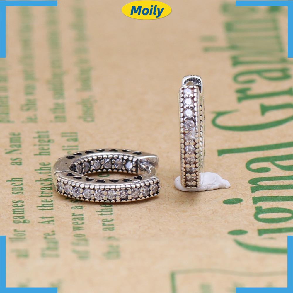 Bông Tai Pha Lê Hình Trái Tim Thời Trang Dành Cho Nữ