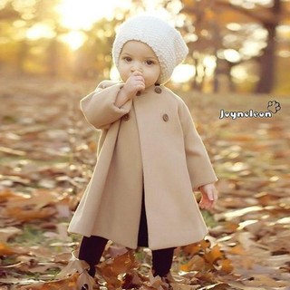 Joyncleon áo khoác lông thú phong cách âu mỹ thời trang thu đông mới cho bé