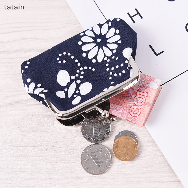 1 Ví Đựng Tiền Xu Họa Tiết Hoa Cho Nữ