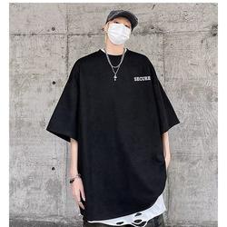 Áo Thun Cotton Ngắn Tay Dáng Rộng In Họa Tiết Vintage Mỹ Thời Trang