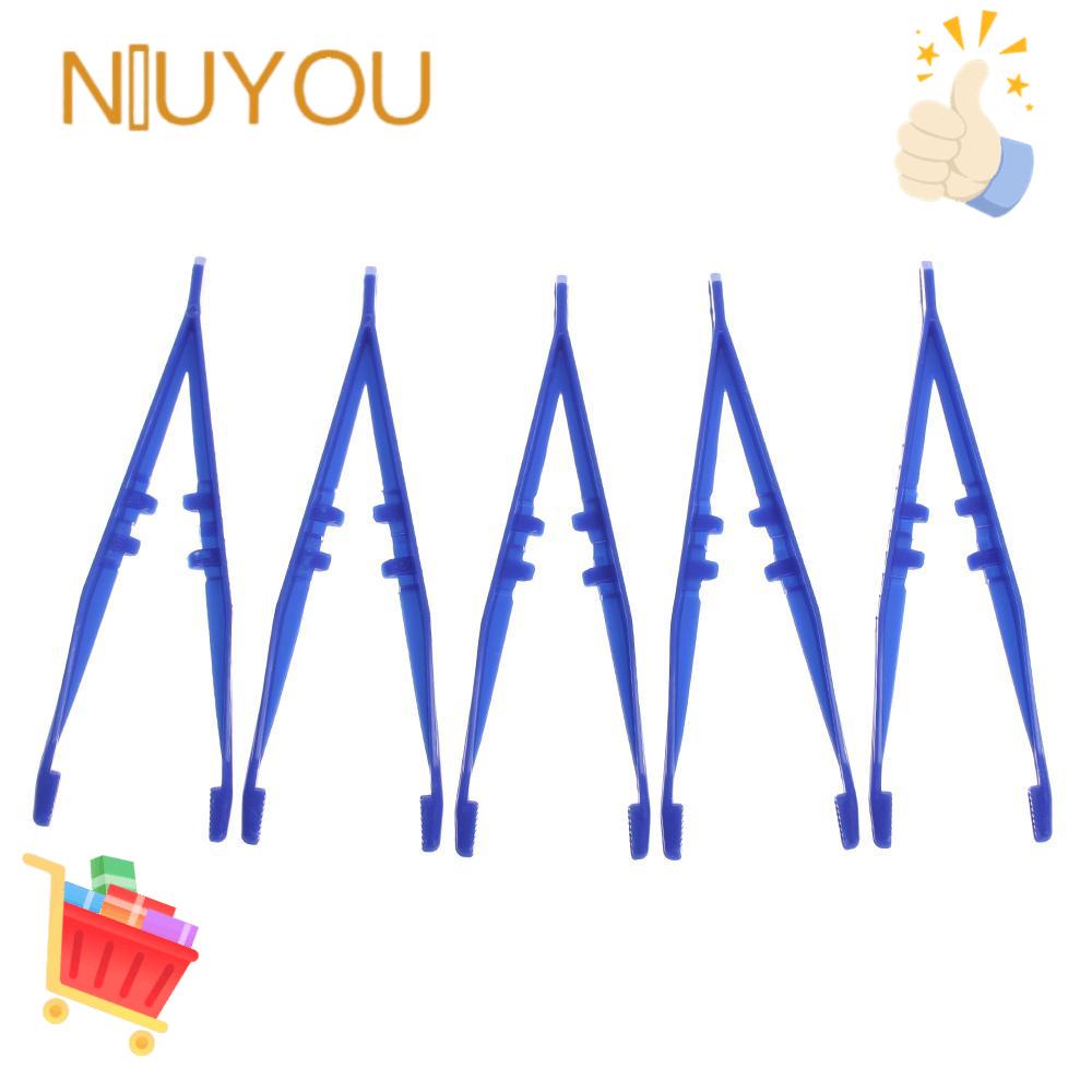 NIUYOU Set 5 / 10 Nhíp Nhựa Y Tế Dùng Một Lần Đa Ứng Dụng