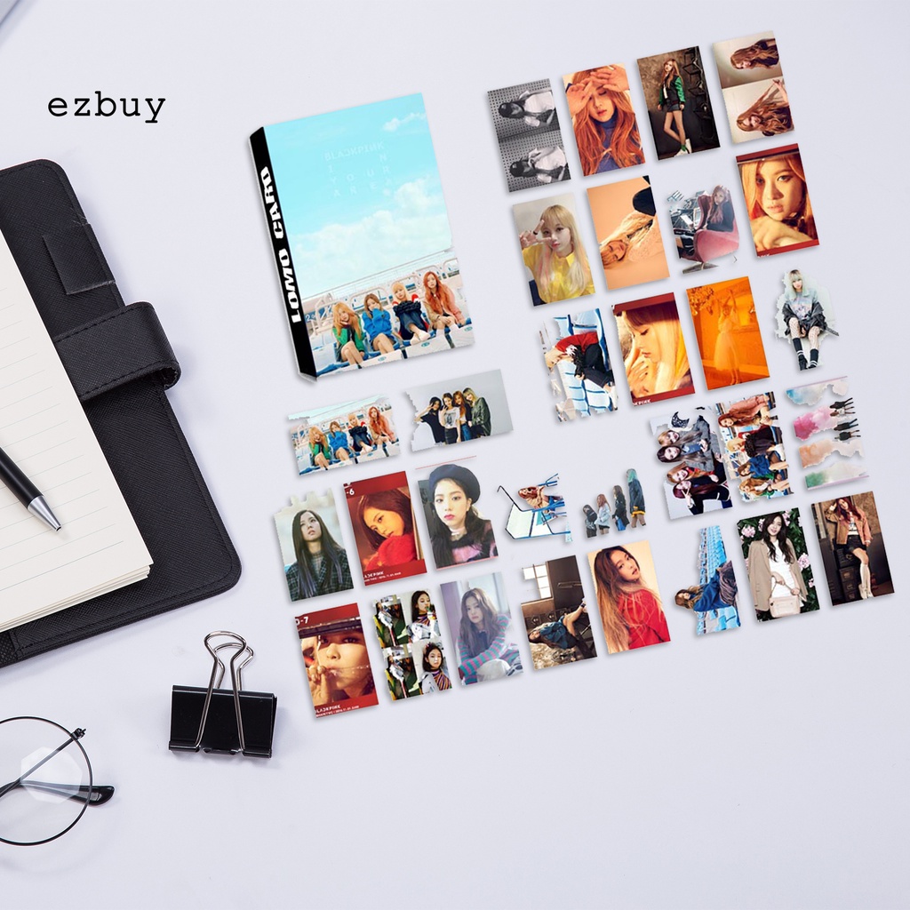 Set 30 Tấm Thẻ Ảnh Lomo Hình Thần Tượng Black Pink Member