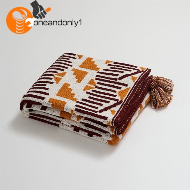 [COD] Chăn Bông Boho Siêu Mềm Mại Thân Thiện Với Da Thoáng Khí Phối Tua Rua Trang Trí Nhà Cửa