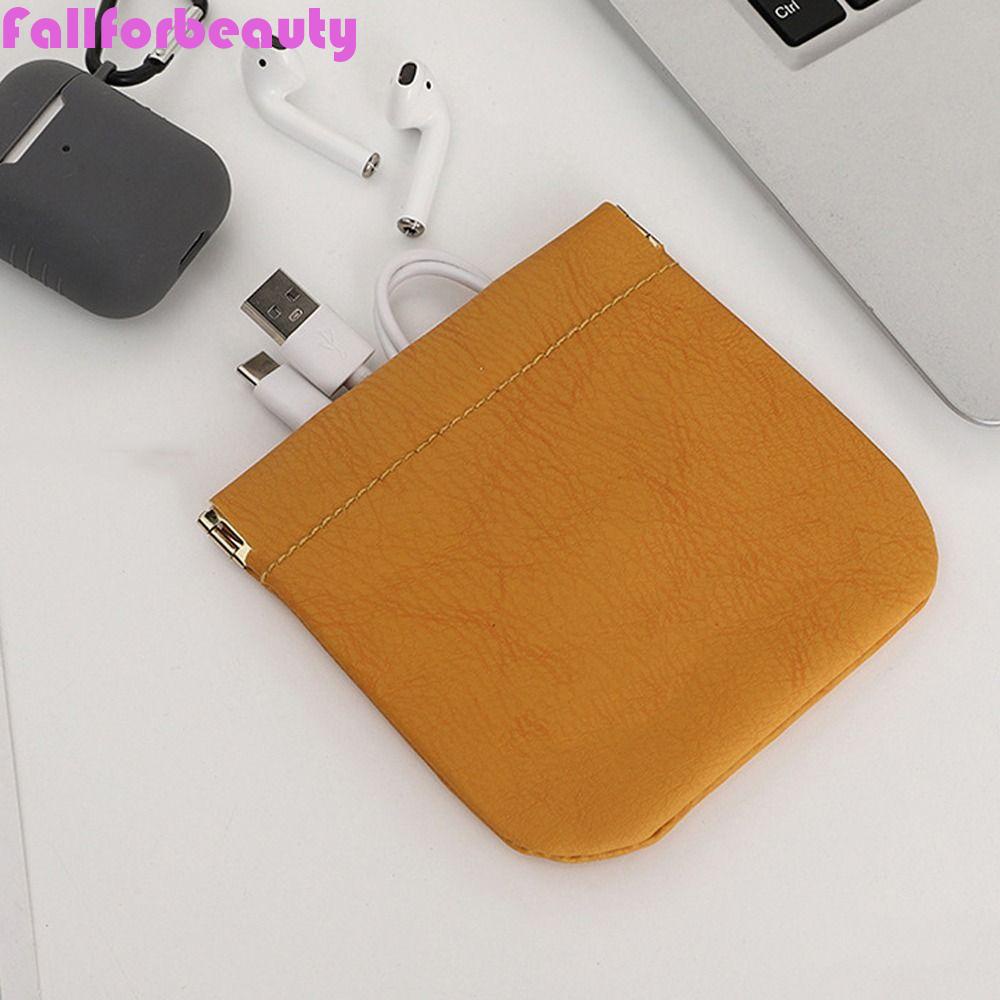 Túi Đựng Mỹ Phẩm / Tiền Xu / Son Môi Bằng Da PU Cỡ Lớn Tiện Dụng Cho Nữ