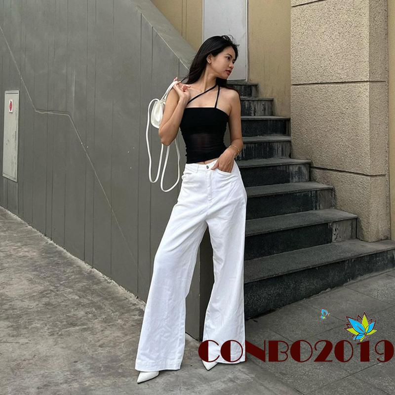 Áo Tank Top Hai Dây Màu Sắc Thời Trang Mùa Hè Quyến Rũ Cho Nữ