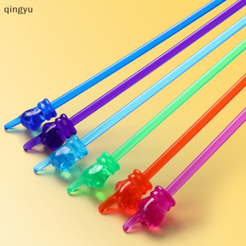 Set 2 Gậy Đọc Sách Bằng Ngón Tay Có Thể Uốn Cong Hỗ Trợ Dạy Học Cho Bé