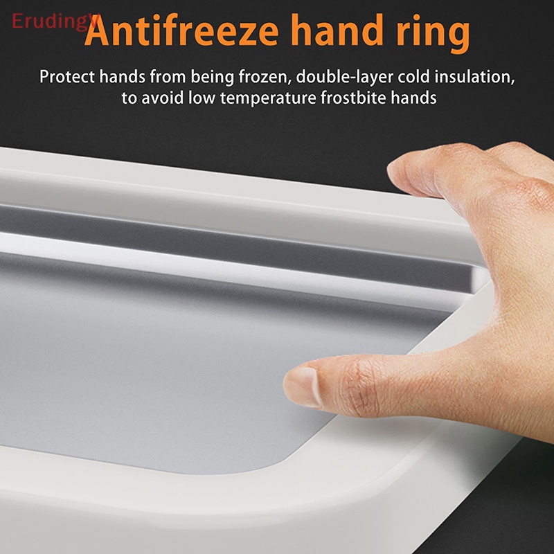 Khuôn Làm Kem / Thức Ăn 2 Ngăn Có Thể Cuộn Lại Siêu Bền Tiện Dụng