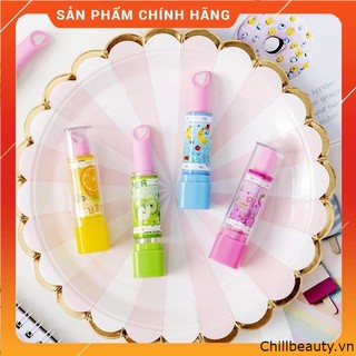 Combo 2 cây gôm tẩy bút chì hình cây son dễ thương