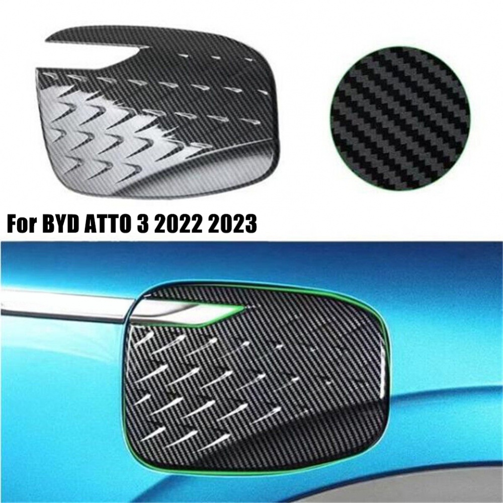 Vỏ Bọc Cổng Sạc Bằng Sợi Carbon Cho BYD ATTO 3 2022 2023 2024