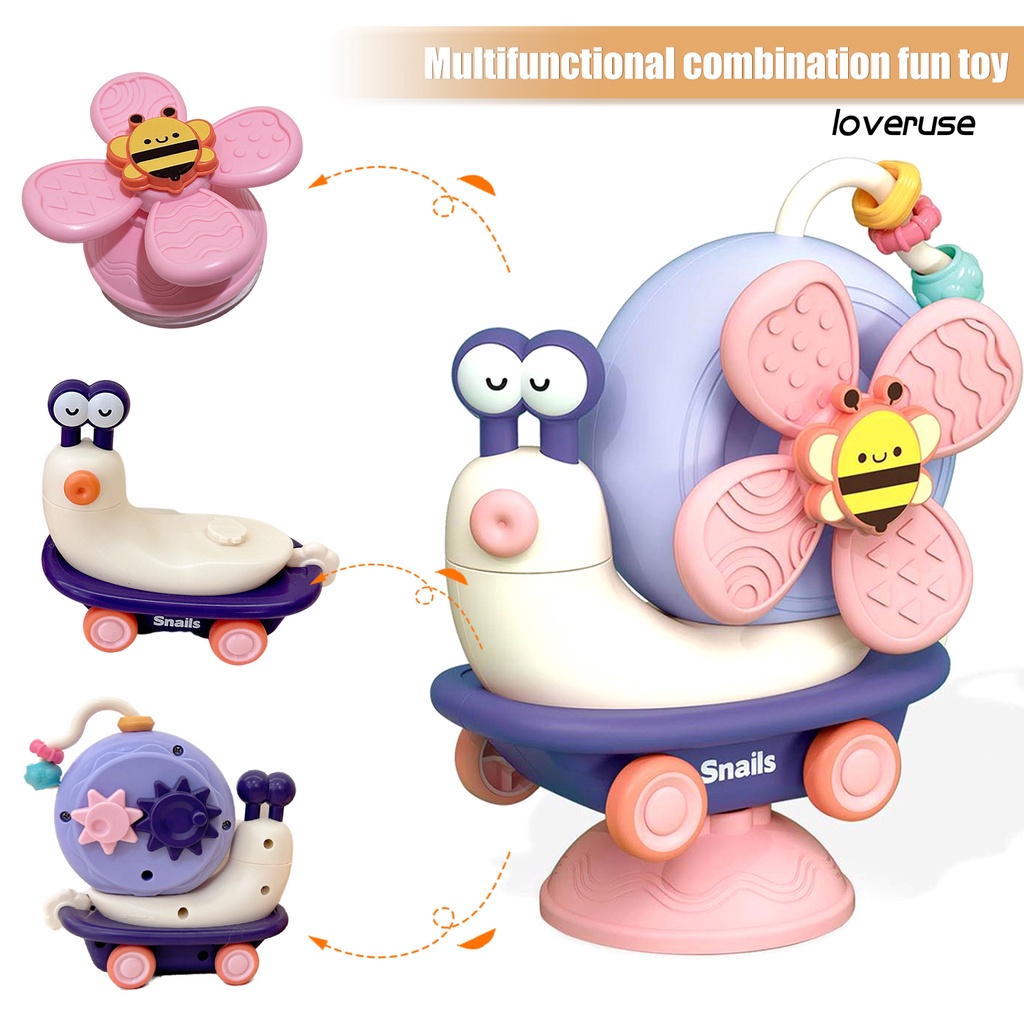 1 Bộ Đồ Chơi Chong Chóng Ong Ăn Nhiều Kỹ Năng Có Giác Hút Tiện Dụng