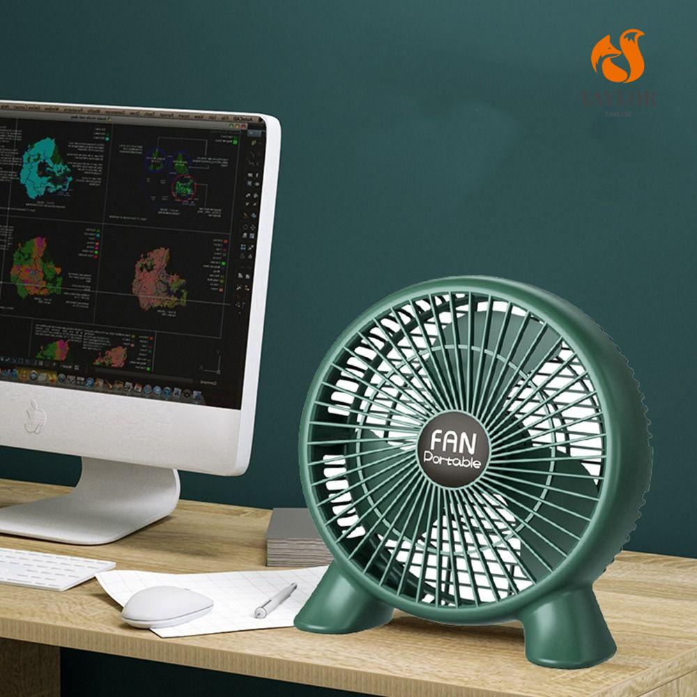 TAYLOR1 Quạt Làm Mát Để Bàn Bằng Nhựa Sạc Cổng USB Yên Tĩnh