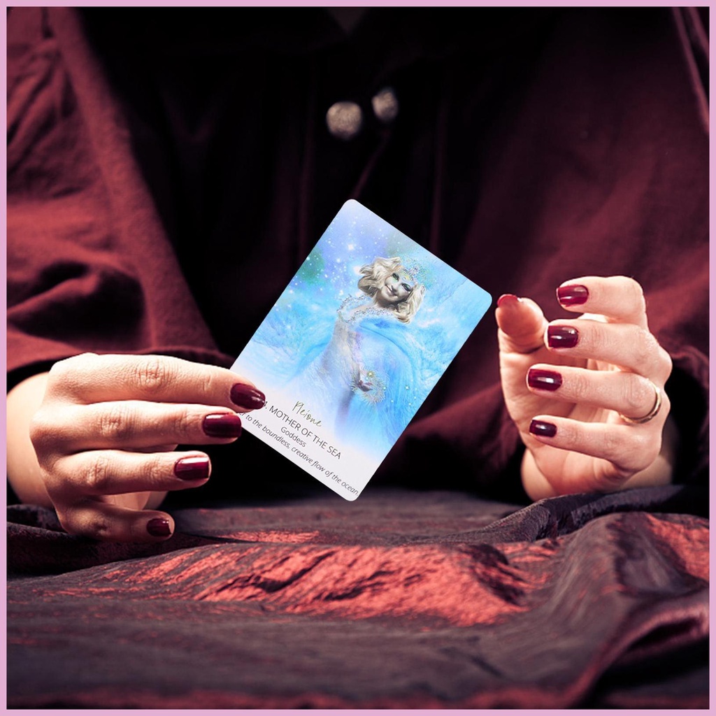 Bộ Bài Tarot In Chữ Tiếng Anh Fate Divination Star Temple Oracle