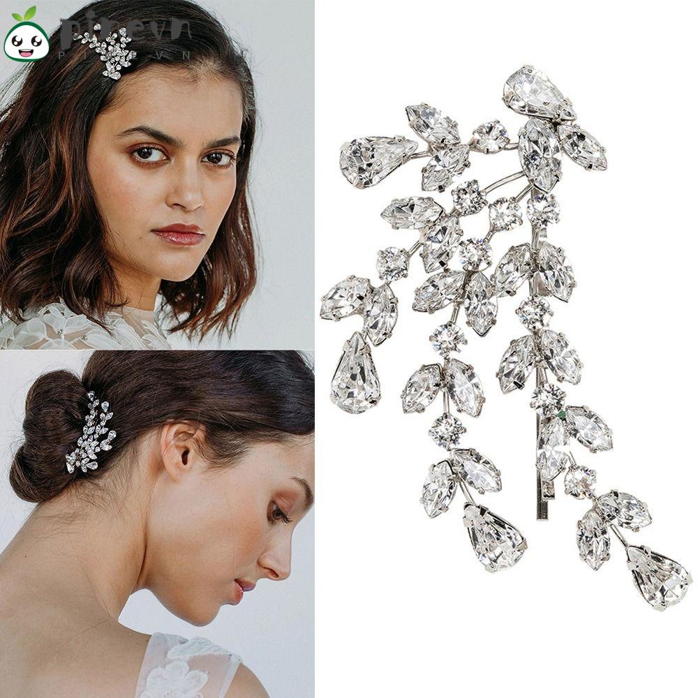 PINEVN Trâm Cài Tóc Đính Đá Thời Trang Cho Cô Dâu