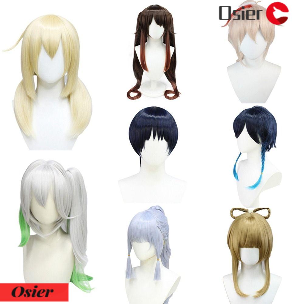 OSIER1 Bộ Tóc Giả Dài Xoăn Dễ Thương Chịu Nhiệt Hóa Trang Nhân Vật Anime Cho Nam Và Nữ