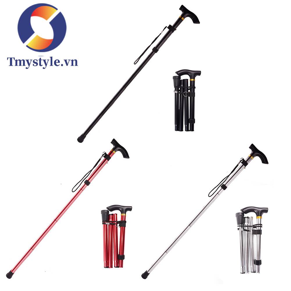 Gậy Leo Núi 5 Khớp Chống Trượt Tùy Chỉnh Tiện Dụng Cho Người Lớn Tuổi