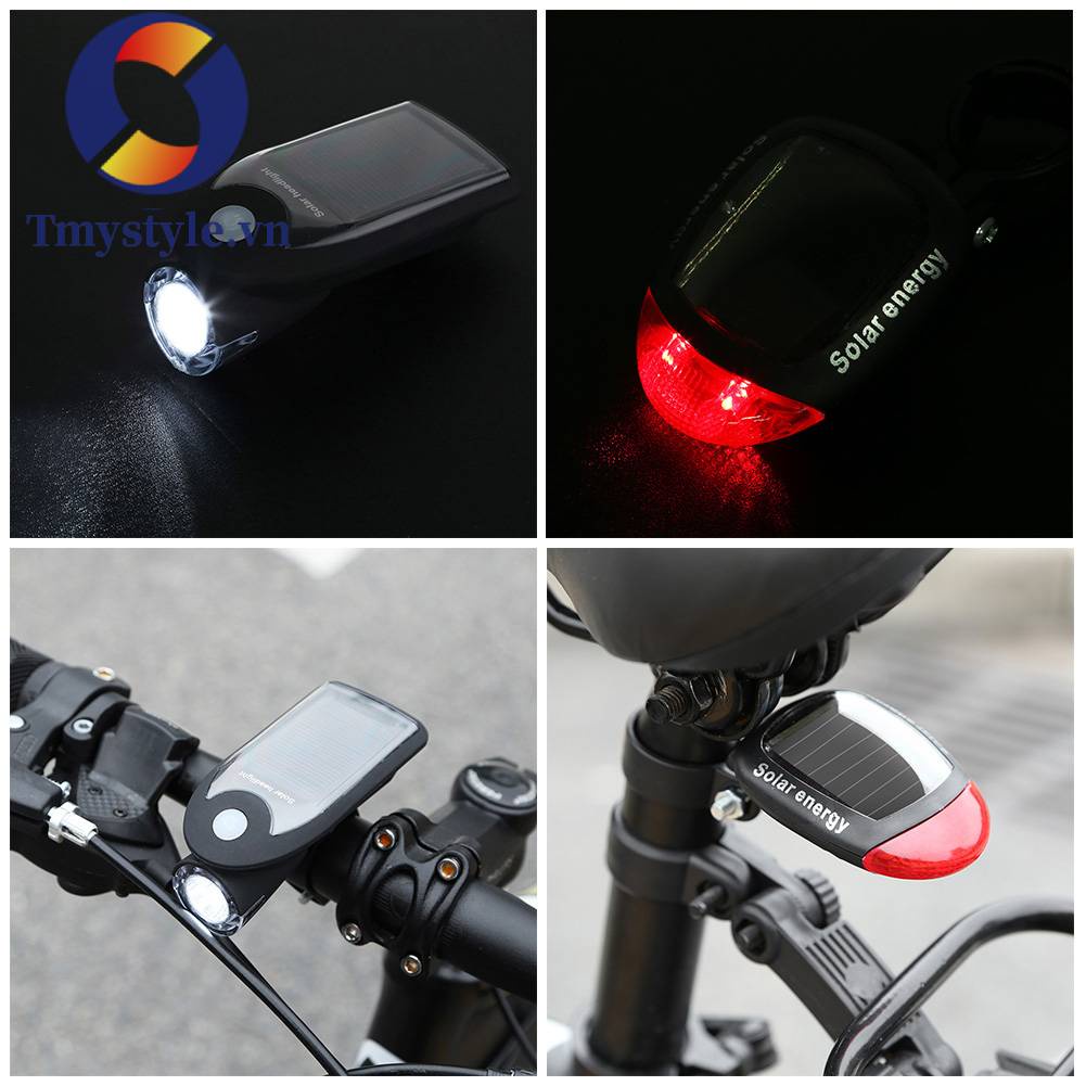 Bộ 2 Đèn LED Cảnh Báo Chống Thấm Nước Cho Xe Đạp