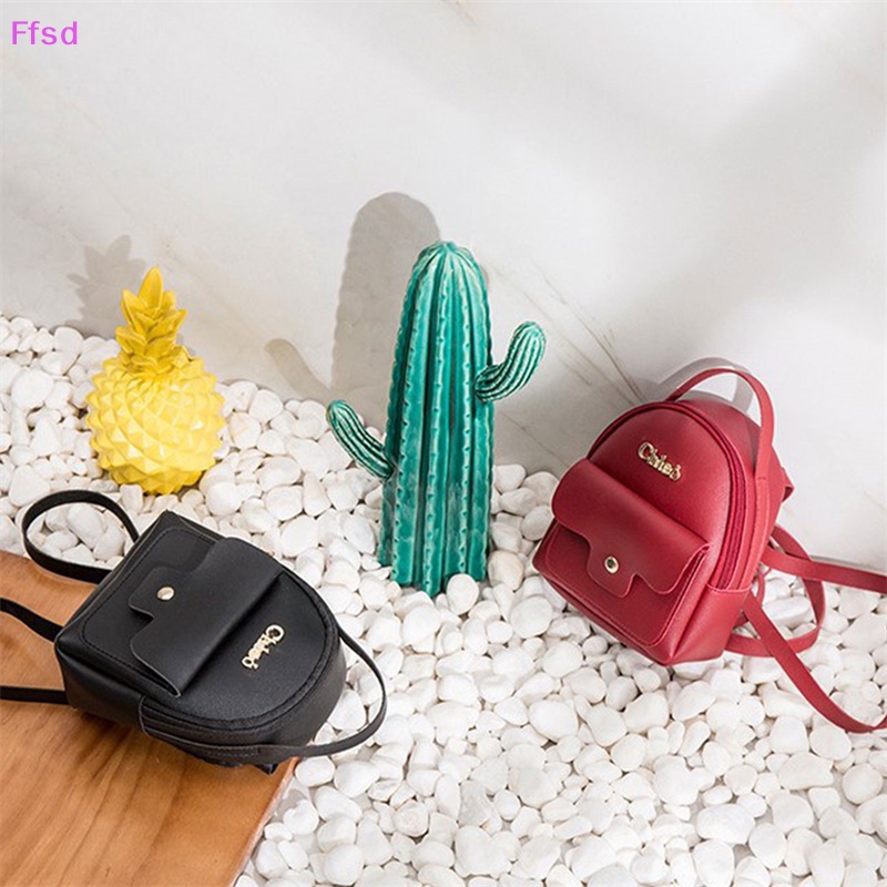 Ba Lô Da PU Mini Đựng Điện Thoại Đa Năng Thời Trang Cho Nữ