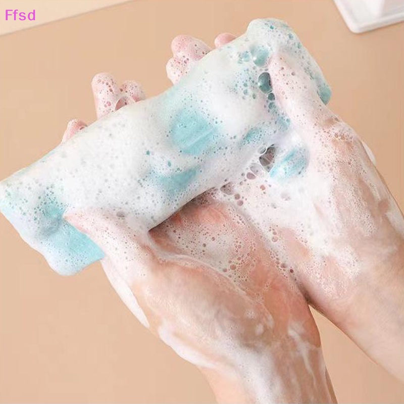 {Ffsd} Túi Lưới PE Tạo Bọt Xà Phòng Rửa Mặt / Cơ Thể Làm Sạch Toàn Thân Bán Chạy