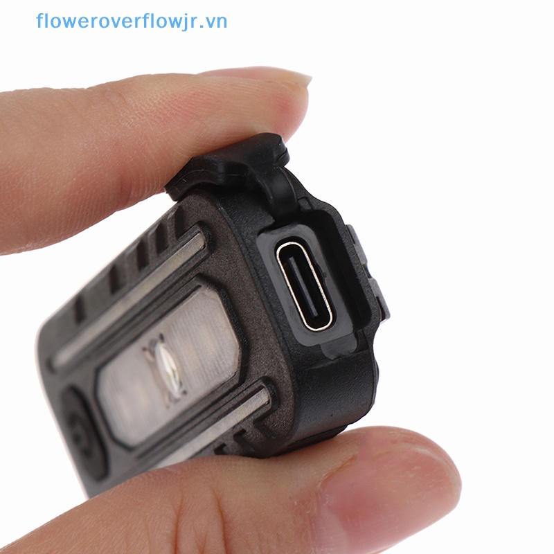 Fjr Đèn LED Cảnh Sát Đeo Vai Ánh Sáng Xanh Đỏ Có Kẹp Sạc USB