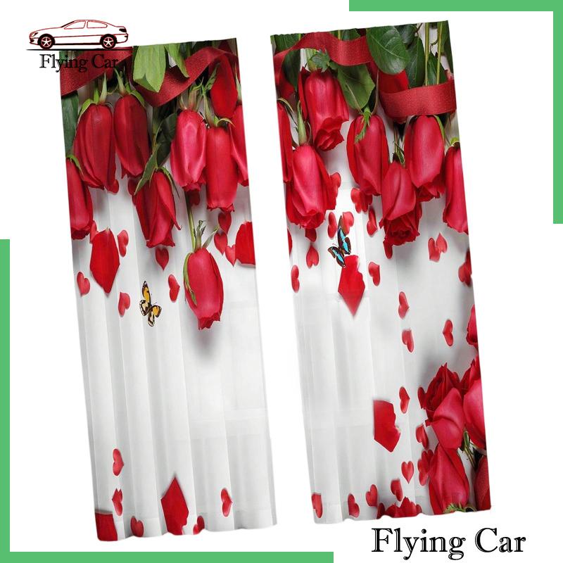 Rèm Cửa 52wx95L In Họa Tiết Dùng Trang Trí Phòng Ngủ / Nhà Bếp