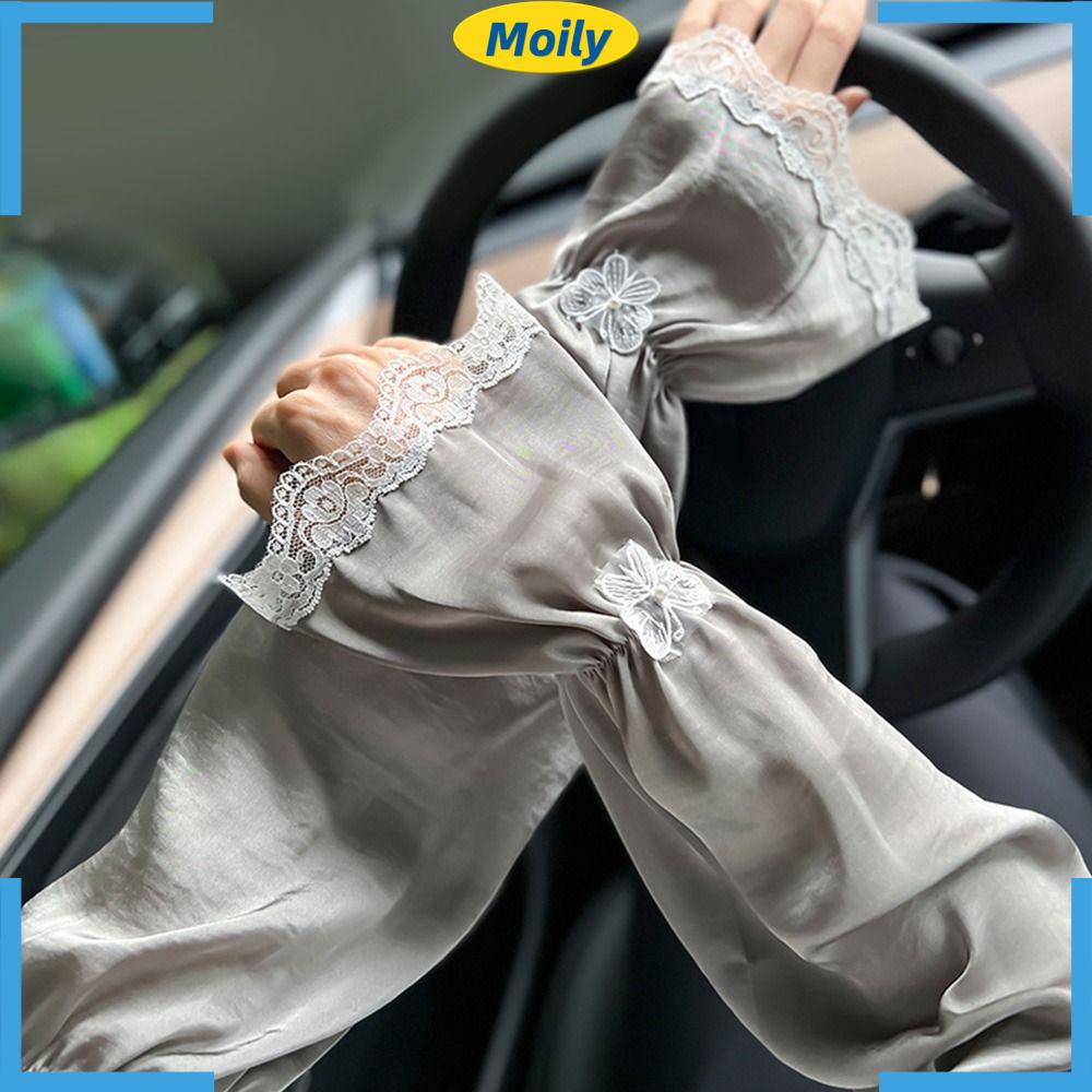 MOILYVN Găng Cánh Tay Chống Tia UV Thời Trang Mùa Hè