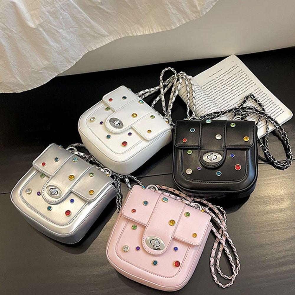 DYRUIDOJ Túi Đeo Vai / Kẹp Nách Hình Vuông Bằng Da Pu Nhiều Màu Sức Chứa Lớn Thời Trang Cho Nữ