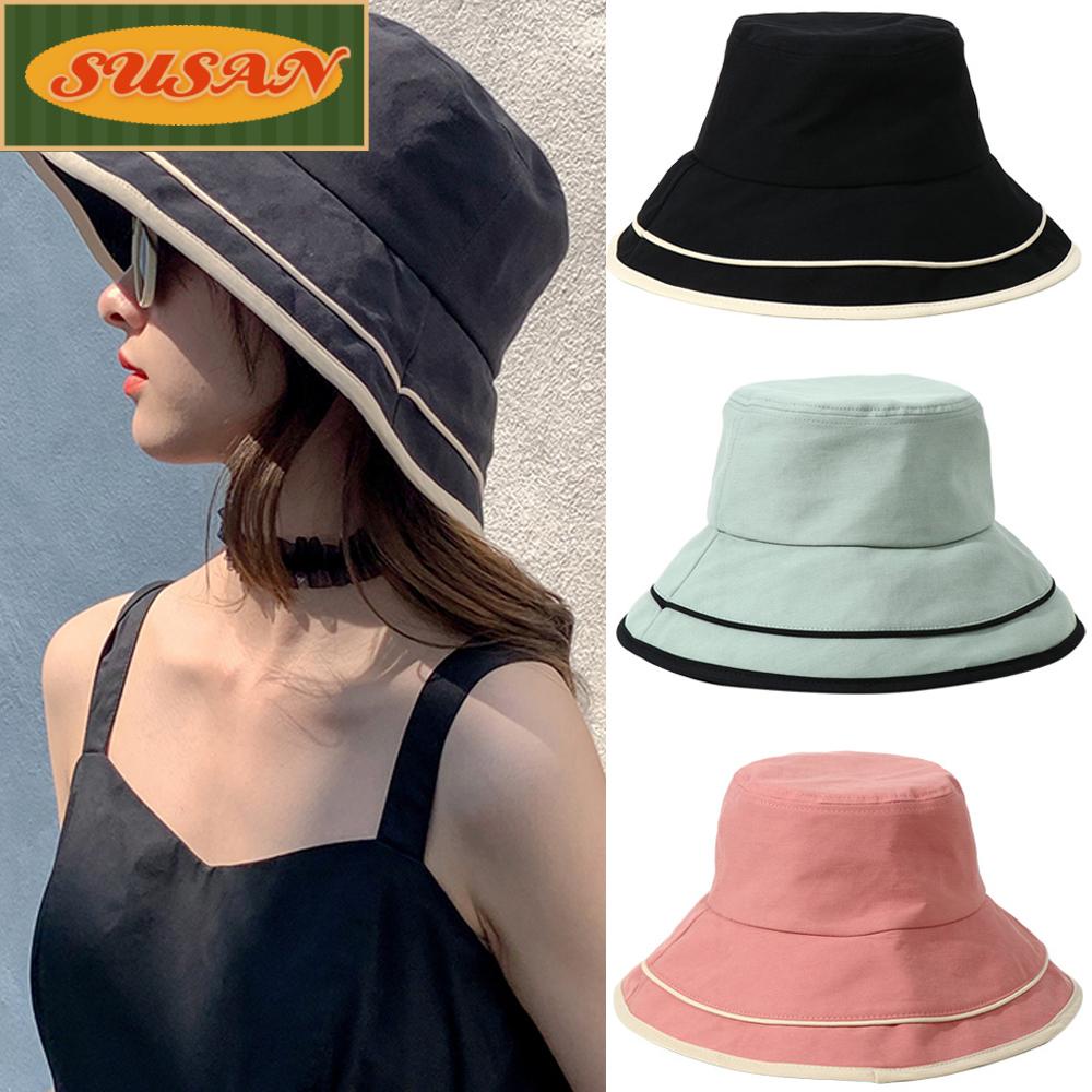 SUSANS Nón Tai Bèo Vành Rộng Chống Tia UV / Gió Có Thể Gấp Gọn Tiện Dụng