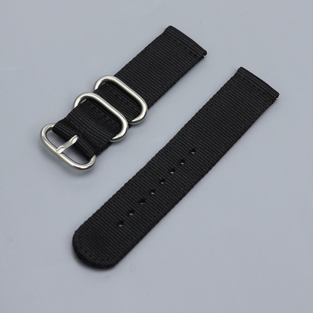 Dây Đeo Đồng Hồ Bằng Nylon Thoáng Khí Tháo Lắp Nhanh 18mm 20mm 22mm