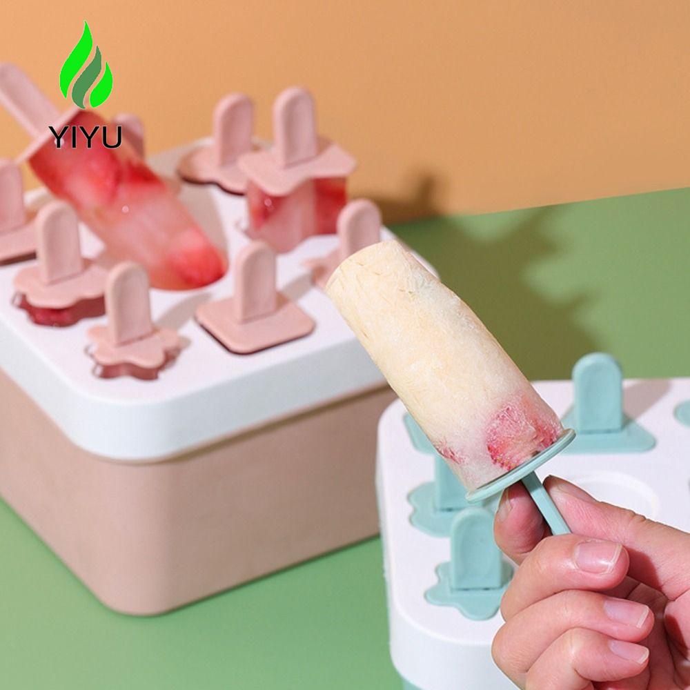 YIYU Khuôn Nhựa Làm Kem Que DIY Tại Nhà