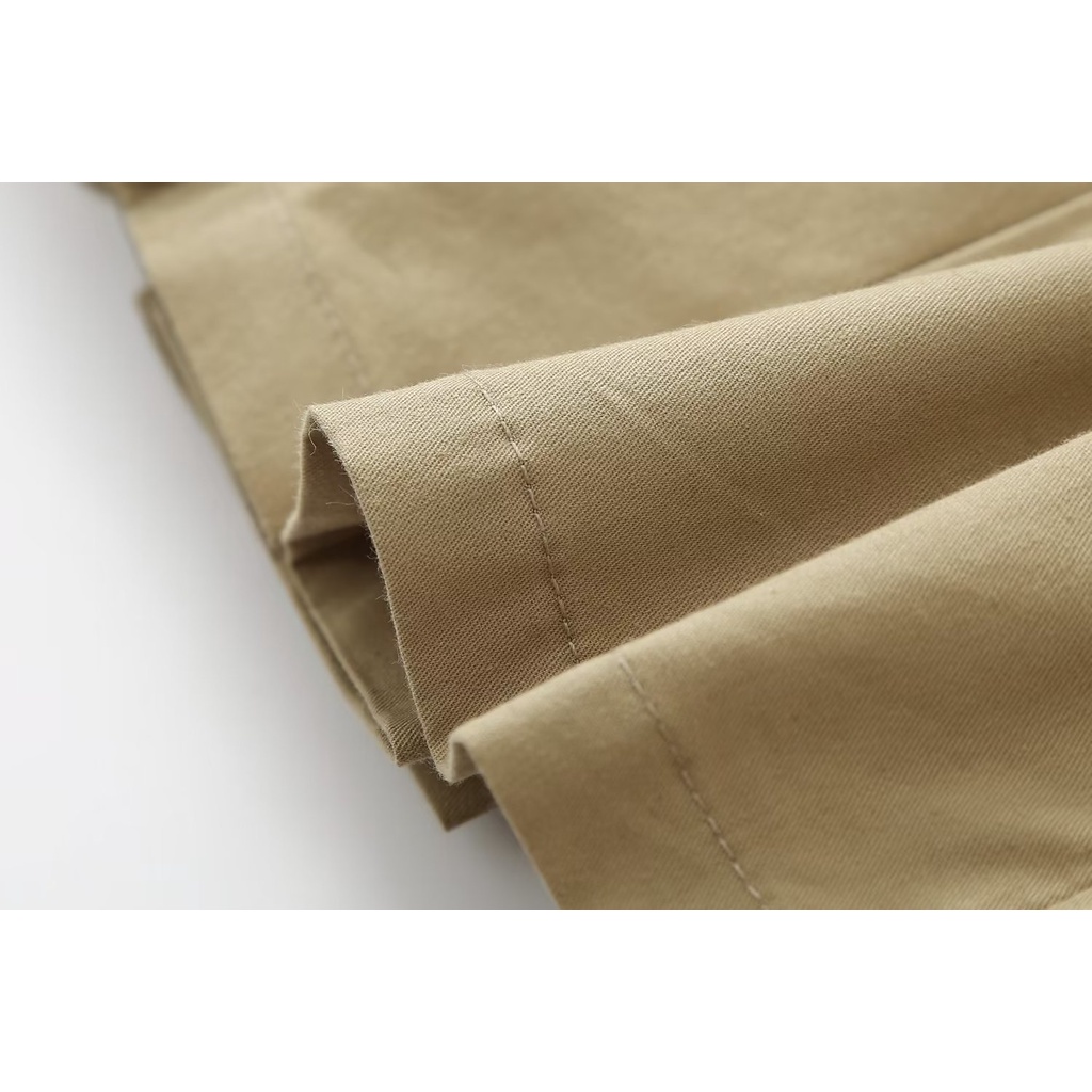 Uibey Chân Váy Lửng Có Túi Màu Trơn Thời Trang 127