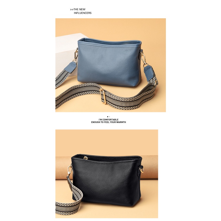 Túi Xách Da Bò Thật Dáng Vuông Thời Trang Cho Nữ