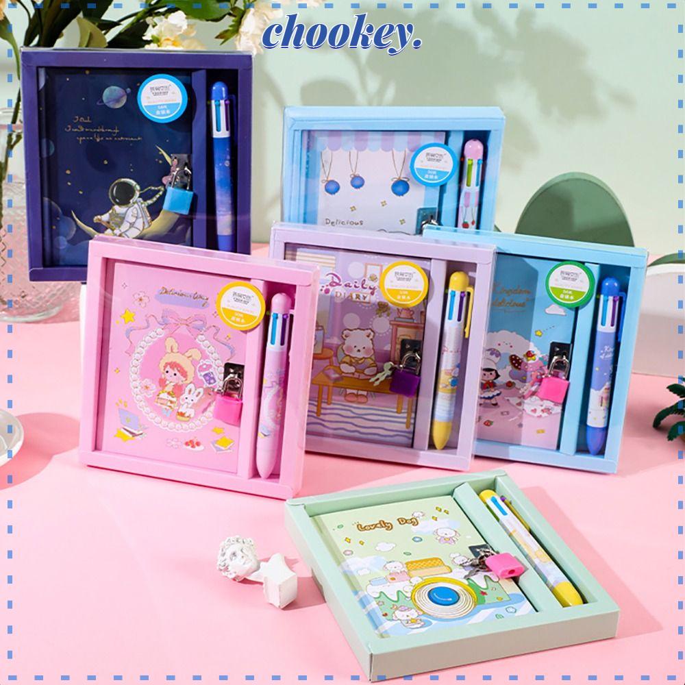 CHOOKEY Bộ Sổ Tay Agenda Hàng Tuần Để Làm Việc Với Khóa Mật Khẩu